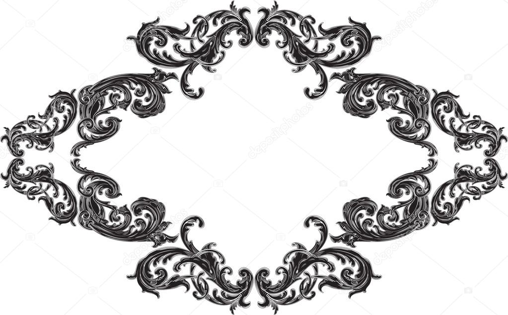 Nice frame with acanthus pattern