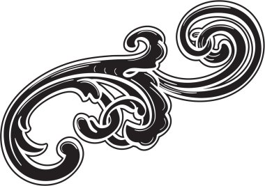 Siyah Barok akant yaprağı