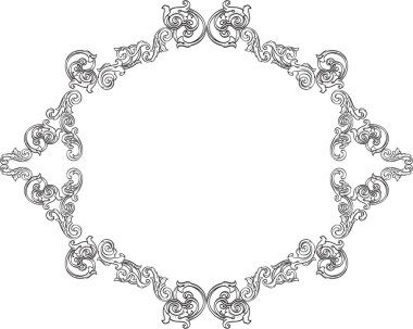 Barok iyi tebrik çerçeve