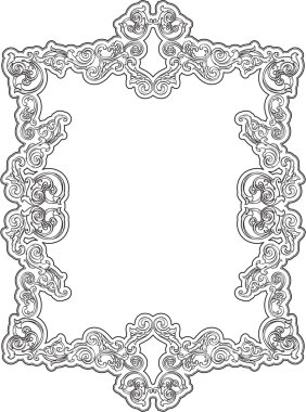 Hoş retro çerçeve