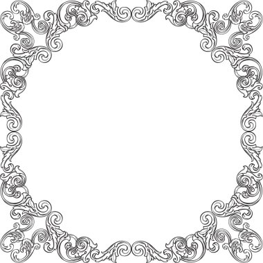 Vintage hoş çerçeve