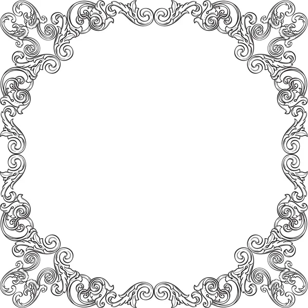 Vintage fine frame — Stock Vector