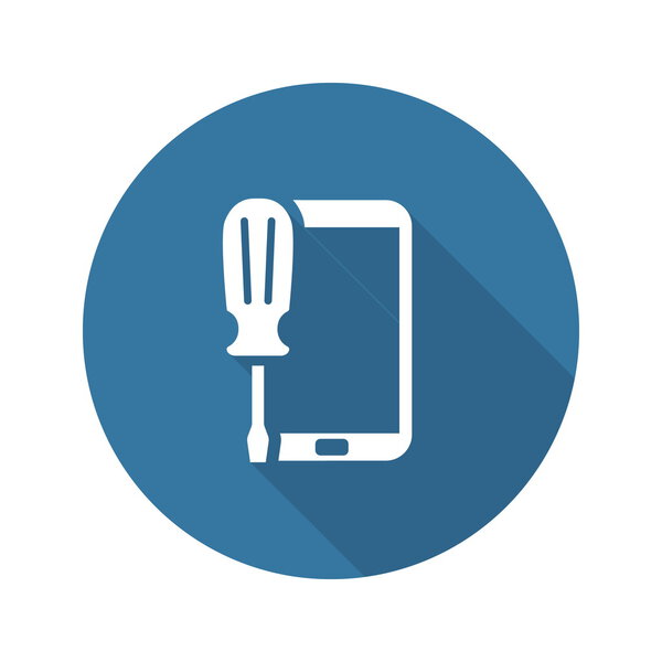 Mobile Repair Icon. Плоский дизайн
.