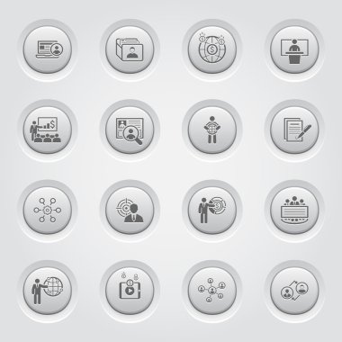 İş ve Finans Icons Set