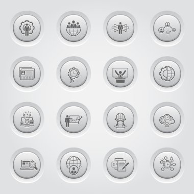 iş simgeleri ayarlandı.