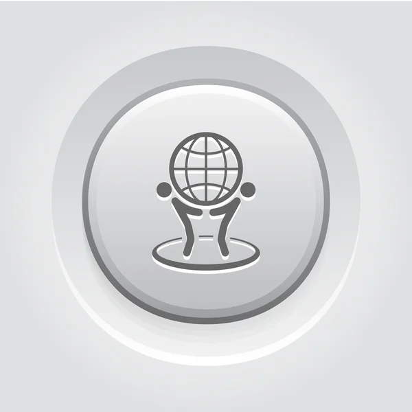 Wereldwijde business pictogram — Stockvector