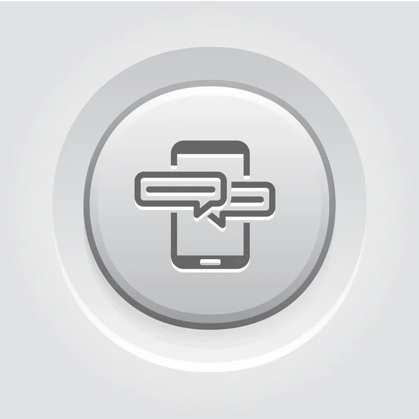 Icône de conférence mobile — Image vectorielle