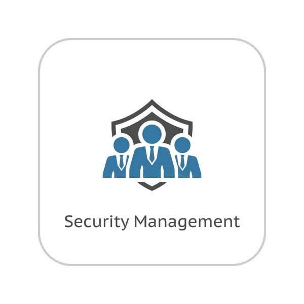 Security Management Icon. Flat Design. — Stock Vector