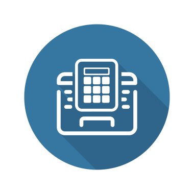 Güvenli erişim simgesi. Düz tasarım.