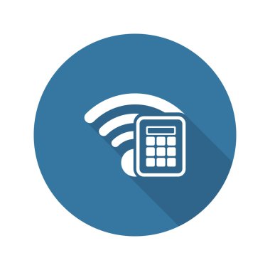 Güvenli erişim simgesi. Düz tasarım.