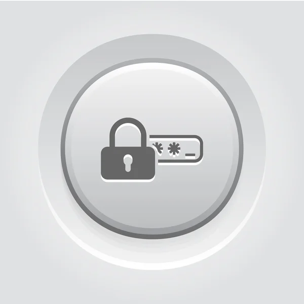 Значок "Безопасный доступ и защита пароля" . — стоковый вектор