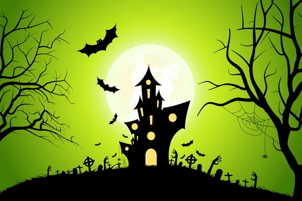 Fundo da festa de Halloween — Vetor de Stock