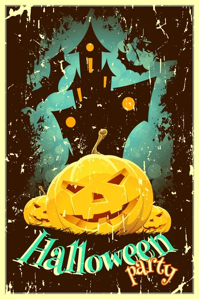 Cartel de Halloween — Vector de stock