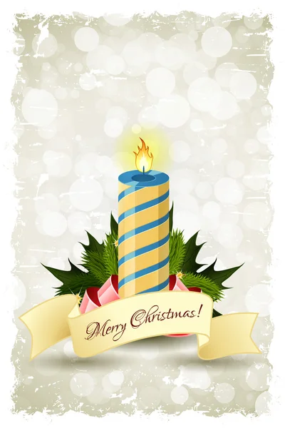 Christmas Greeting Card — Stock Vector