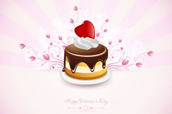 Biglietto di auguri per San Valentino — Vettoriale Stock