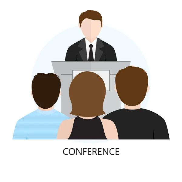 Conference Icon — Stock Vector