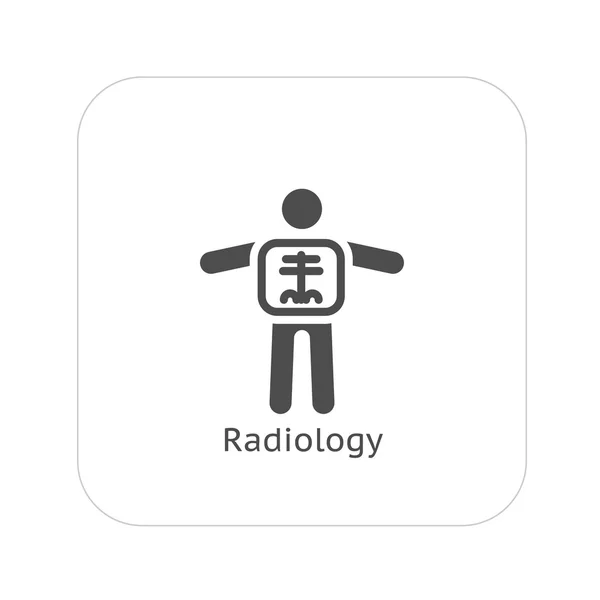 Radiology and Medical Services Icon. Flat Design. — Stock Vector