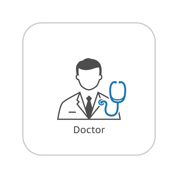 Doctor and Medical Services Icon. Flat Design. — Stock Vector