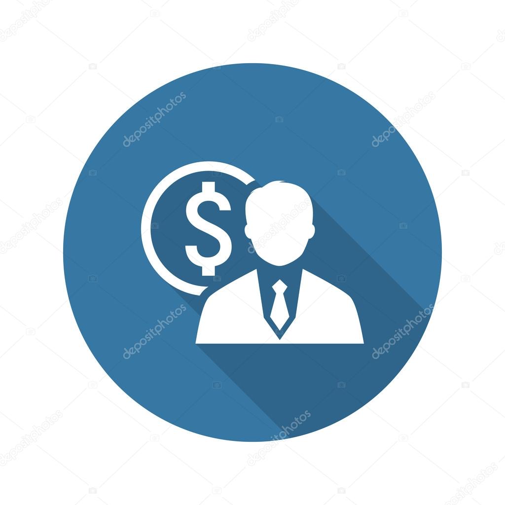 Value Icon. Business Concept. Flat Design.