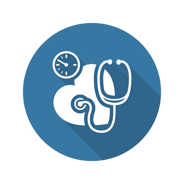 Blood Pressure Icon. Flat Design. — Stock Vector