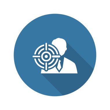 Olay simgesi. İş kavramı. Düz tasarım.