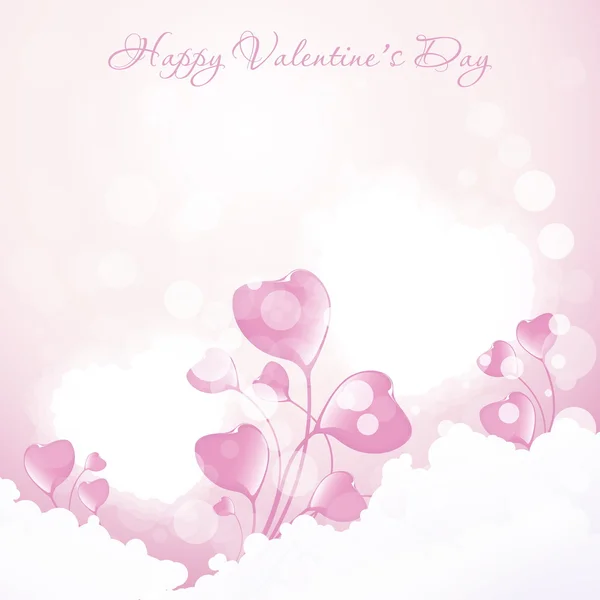 Valentines Day Greeting Card — Stock Vector