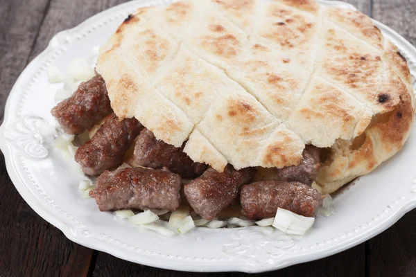 Cevapcici, Βοσνιακά Κιμάς Κεμπάπ — Φωτογραφία Αρχείου