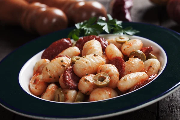 Gnocchi di patata, italiensk potatis nudel — Stockfoto