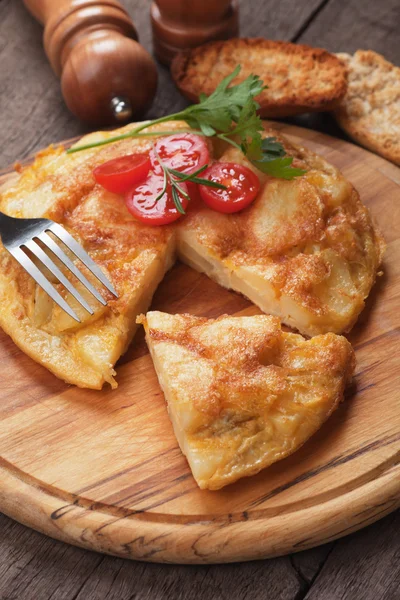 Spaanse tortilla omelet — Stockfoto