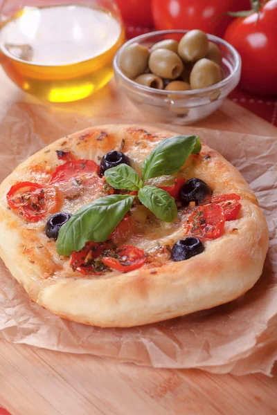 Pane focaccia italiano — Foto Stock