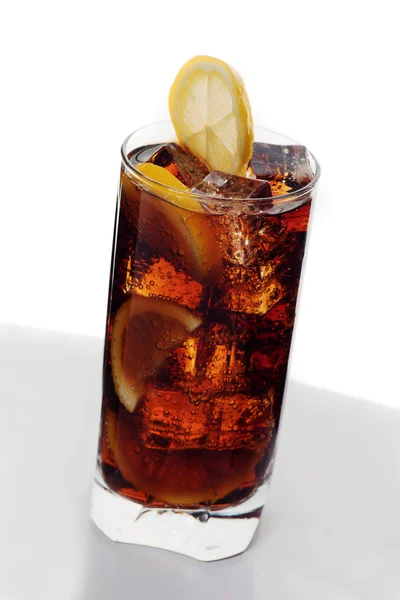 Bardak cola içecek — Stok fotoğraf