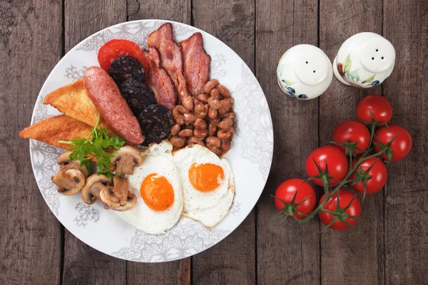 Desayuno inglés completo — Foto de Stock