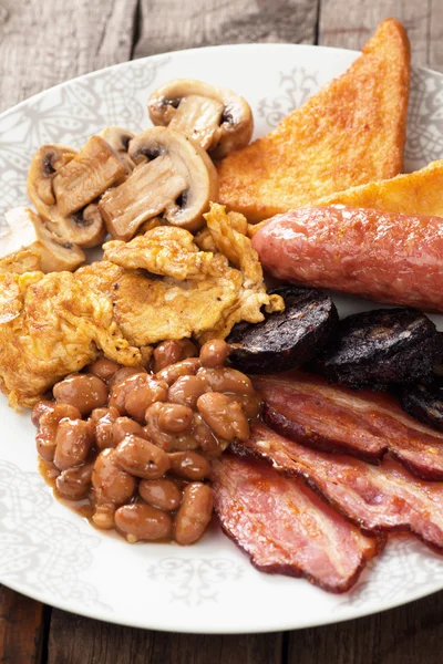 Full english breakfast — Stock Photo, Image