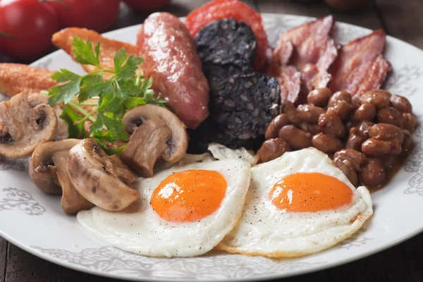 Desayuno inglés completo — Foto de Stock
