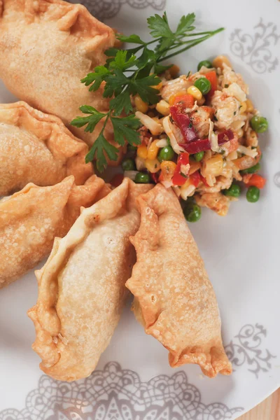 Fried empanadas — Stok fotoğraf