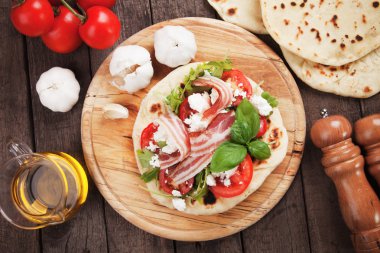 Piadina romagnola, İtalyan gözleme sandviç