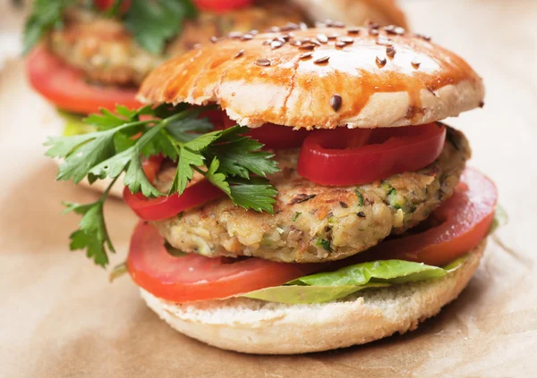 Vegan burger — Stock Photo, Image