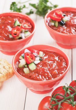 Gazpacho domates çorbası