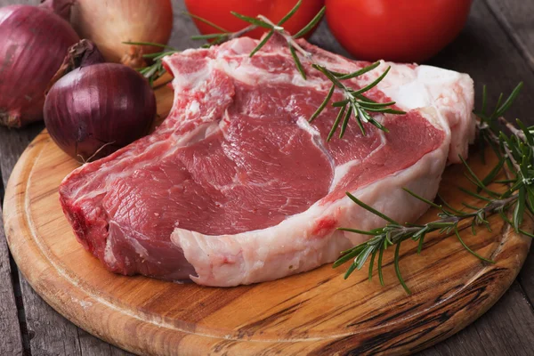 Raw ribeye steak — Stock Photo, Image