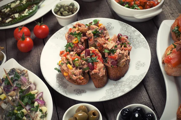 Spanish tapas — Stock Photo, Image