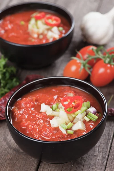 Sopa de gaspacho — Fotografia de Stock