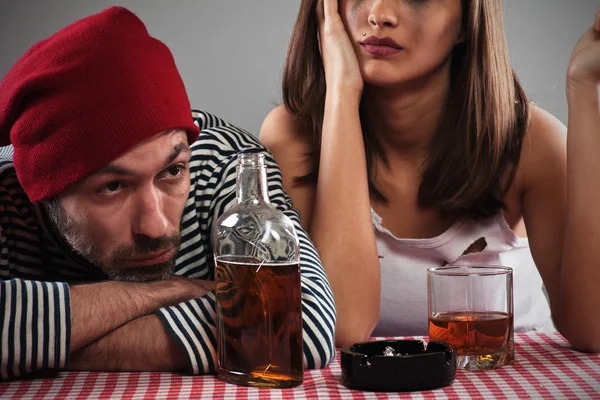 Couple in trouble — Stock Photo, Image