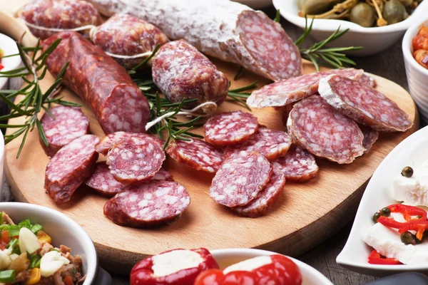 Tapas, antipasti, meze — Foto Stock