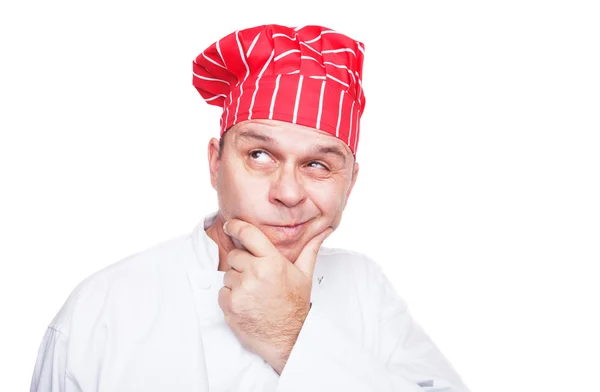 Chef pensante — Foto de Stock