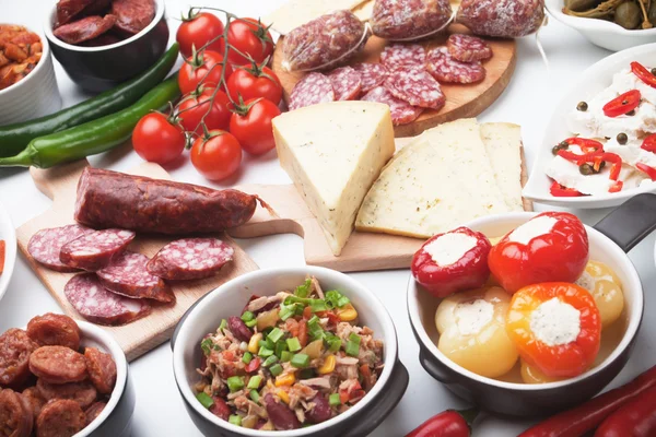 Alimenti per tapas o antipasti — Foto Stock