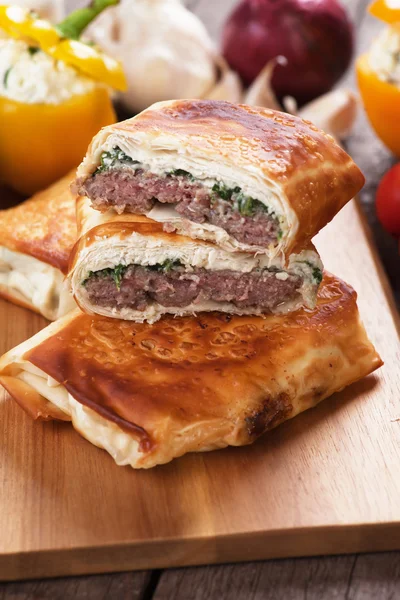 Borek burger — Stok fotoğraf