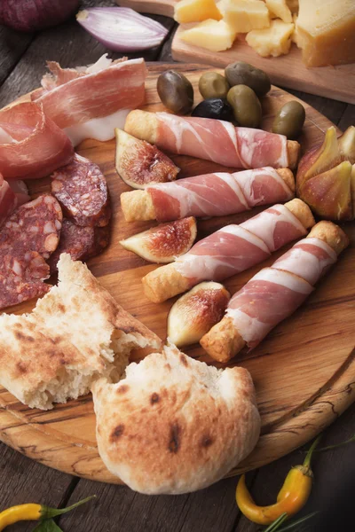 Piatto di prosciutto — Foto Stock