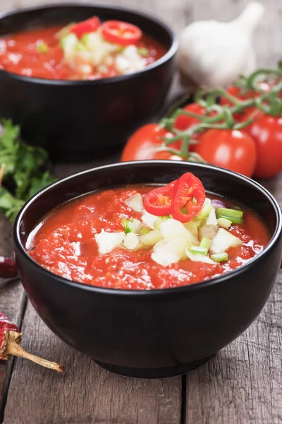 Gazpacho soppa — Stockfoto