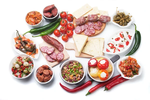 Tapas, antipasto, meze — Stockfoto