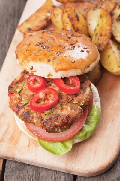 Vegan burger — Stock Photo, Image